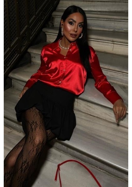 Premium Saten Gömlek 3438