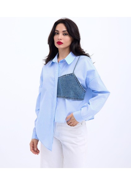 5419 GÖMLEK-SAN DİEGO ÇİZGİLİ