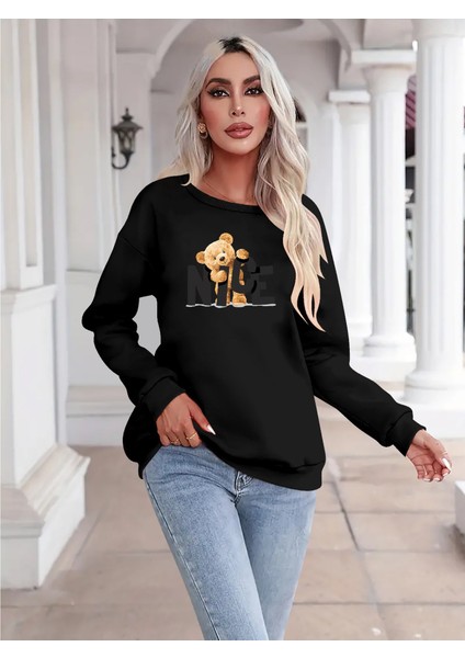 Kadın Uzun Kollu Bisiklet Yaka Viskon Iki Iplik Bluz modelleri