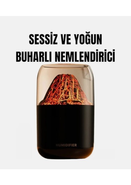 Volkanik Tasarım Dekoratif Gece Lambası ve Hava Nemlendirici Ultrasonik Sessiz fiyatları