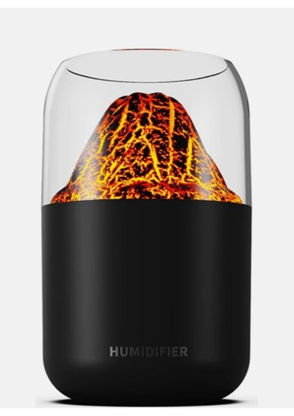 Volkanik Tasarım Dekoratif Gece Lambası ve Hava Nemlendirici Ultrasonik Sessiz fırsatları