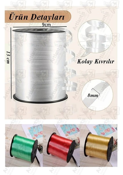 Mor Rafya Şerit Kurdela 2 Adet 8mm 200 Metre Rabant Rafya Renkli Hediye Paketleme Ipi Kurdela Balon Bağlama Ponpon fırsatları