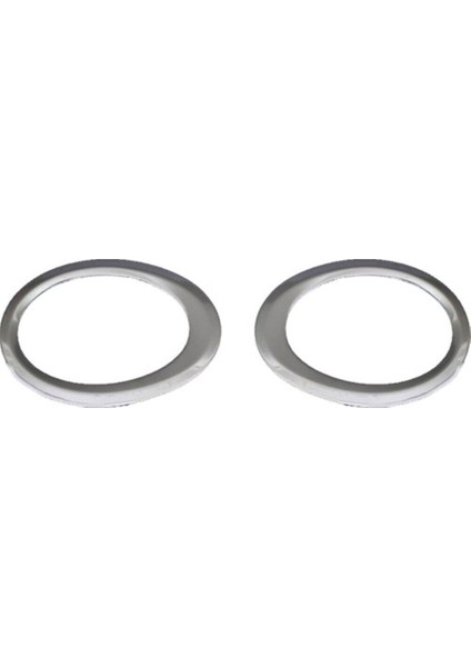 Fiat Fiorino Uyumlu Sis Çerçevesi 2 Parça 2007 Üzeri Paslanmaz Krom