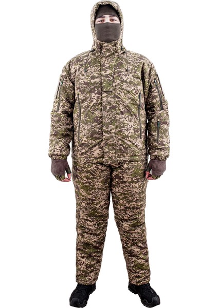 Soğuk Iklim Takımı - Su Itici Nefes Alır Kumaş - -35° - Kamuflaj - Savage.