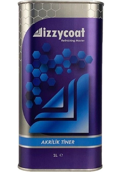 Izzycoat Akrilik Tiner Yavaş 1 Litre fiyatları