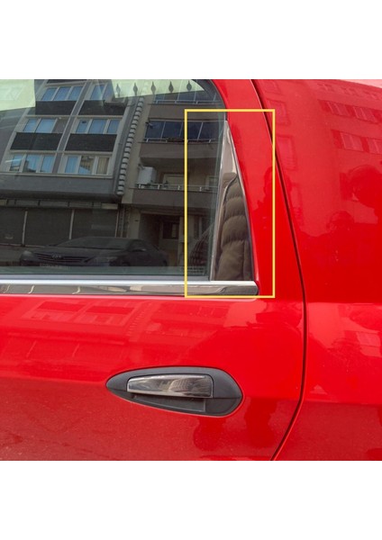 Fiat Grande Punto Uyumlu Arka Kelebek Cam Yeri 2 PARÇA2005 Üzeri Paslanmaz Krom fiyatları