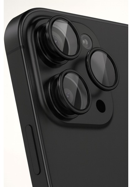 Iphone 16 Pro / 16 Pro Max Uyumlu Kamera Lens Koruyucu Black/silver/titanium/gold Darbe Çizilme Önleyici 9h (Yüksek Çözünürlüklü - Parlak - Güçlü - Dayanıklı ) fiyatları