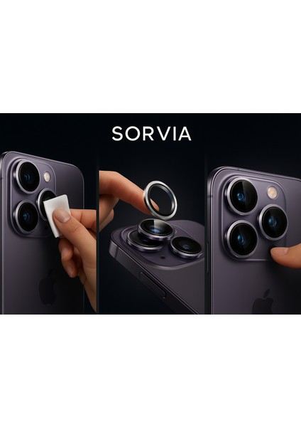 Iphone 16 Pro / 16 Pro Max Uyumlu Kamera Lens Koruyucu Black/silver/titanium/gold Darbe Çizilme Önleyici 9h (Yüksek Çözünürlüklü - Parlak - Güçlü - Dayanıklı ) fırsatları