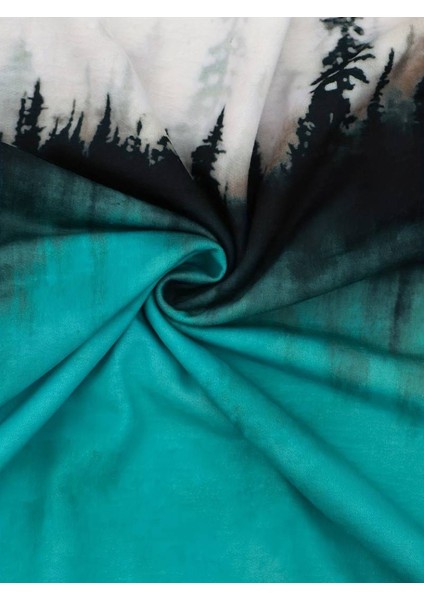 Kadın Uzun Kollu Baskılı Şardonlu Dalgıç Bluz fırsatları