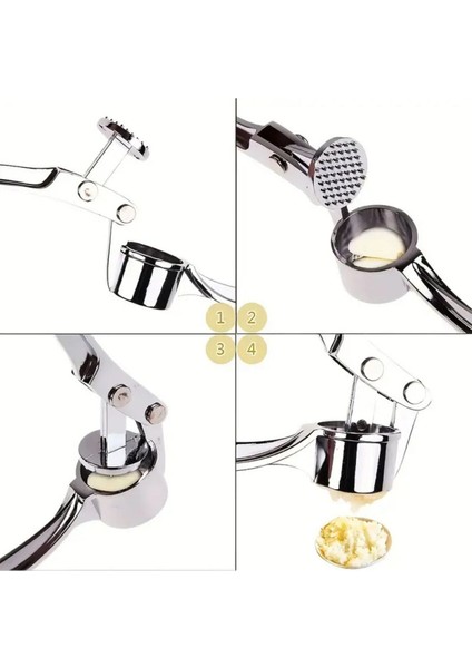 Paslanmaz Çelik Sarımsak Ezici, Pratik ve Dayanıklı Ev Gereçleri modelleri