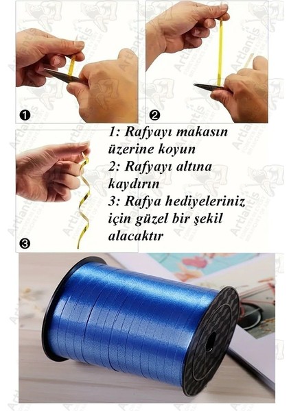 Pembe Rafya Şerit Kurdela 2 Adet 8mm 200 Metre Rabant Rafya Renkli Hediye Paketleme Ipi Kurdela Balon Bağlama Ponpon modelleri