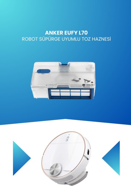 Anker Eufy L70 Robot Süpürge Uyumlu Toz Haznesi T2190