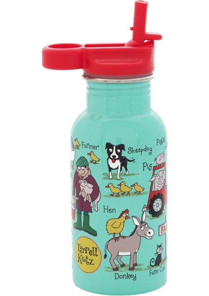 2'li 400 ml Pipetli Paslanmaz Çelik Matara Farm-Princess fiyatları