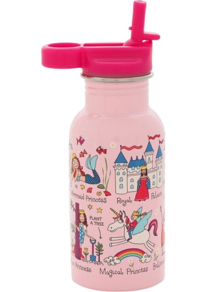 2'li 400 ml Pipetli Paslanmaz Çelik Matara Farm-Princess fırsatları