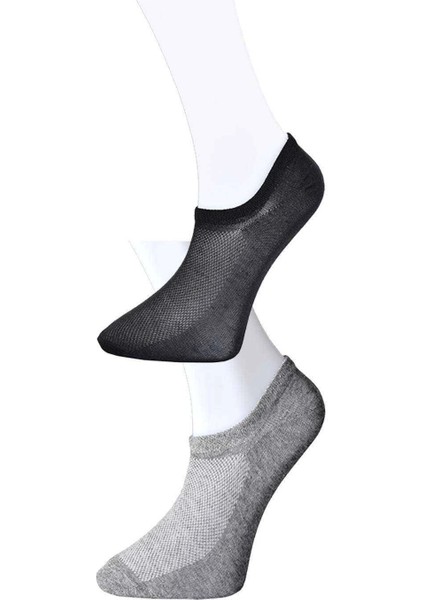 Siyah ve Gri Erkek Görünmez Çorap 6 Çift fiyatları