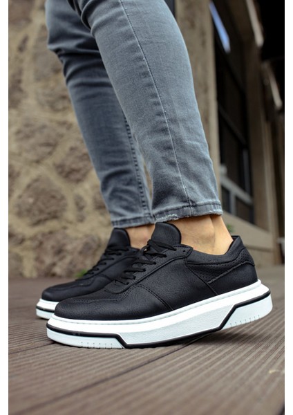 Erkek Sneaker Ayakkabı Siyah/beyaz MN075 modelleri