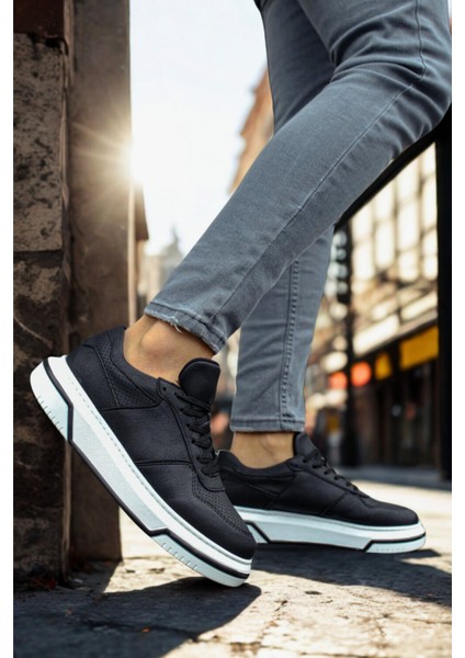 Erkek Sneaker Ayakkabı Siyah/beyaz MN075 fırsatları
