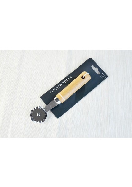 Küçük Ahşap Saplı Pizza Dilimleyici, Pratik Mutfak Aleti, Siyah Renk fiyatları