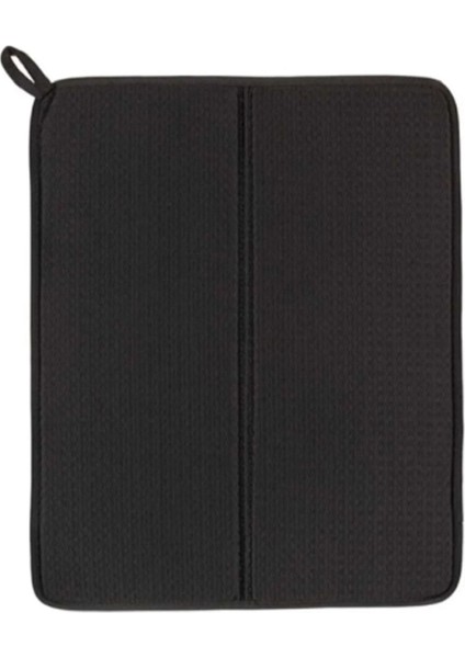 Ikili Mutfak Seti: Bulaşık Kurutma Matı ve Bulaşık Fırçası, Koyu Gri ve Siyah fırsatları