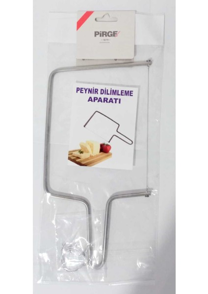 Paslanmaz Çelik Peynir Dilimleyici Seti, Yedek Tel ile Pratik Kullanım fırsatları
