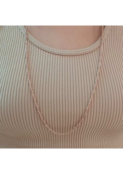 Burgu Zincir Gümüş Kolye Rose fiyatları