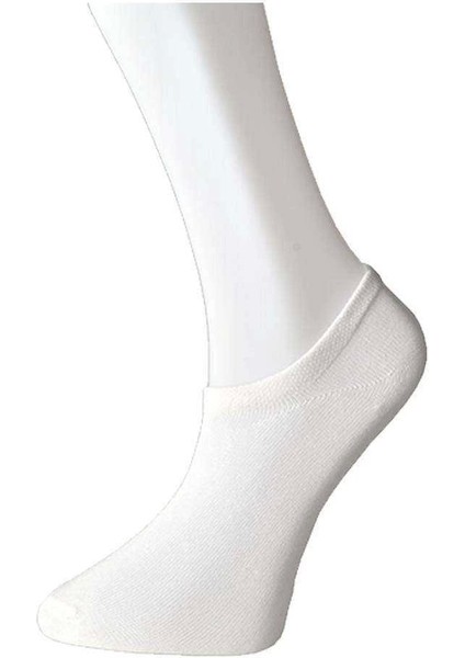 Beyaz Erkek Görünmez Çorap 6 Çift modelleri