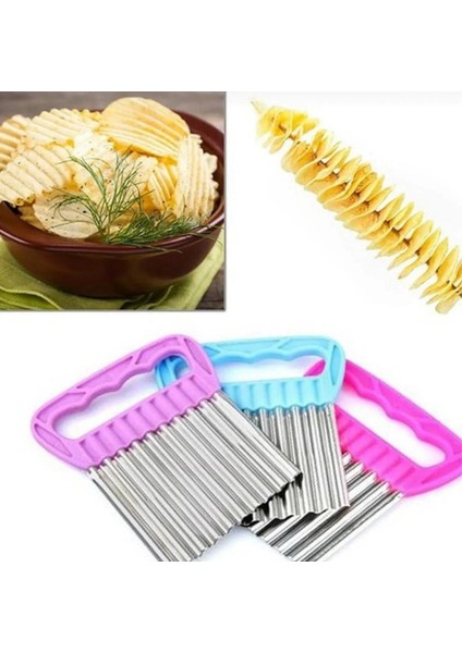 Şekilli Patates Sebze ve Meyve Dilimleyici Patates Cips Kesici fiyatları