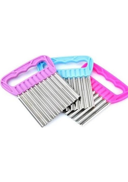 Şekilli Patates Sebze ve Meyve Dilimleyici Patates Cips Kesici indirimleri