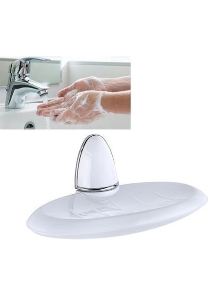 ® Lüks Milenyum Sabunluk Dekoratif Beyaz Sabun Tutucu Stand
