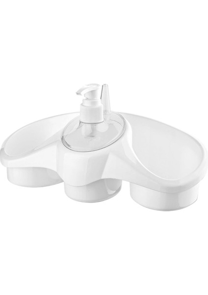 2 Bölmeli Beyaz Süngerlik, Deterjan Hazneli, Pratik ve Şık Tasarım fiyatları
