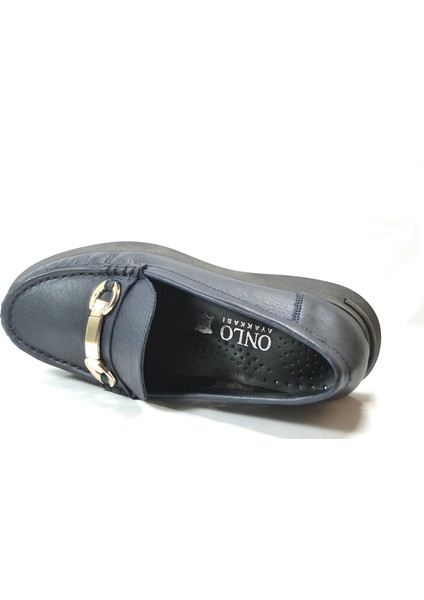 730 Hakiki Deri Ortopedik Dolgu Topuklu Kadın Anne Ayakkabı fırsatları