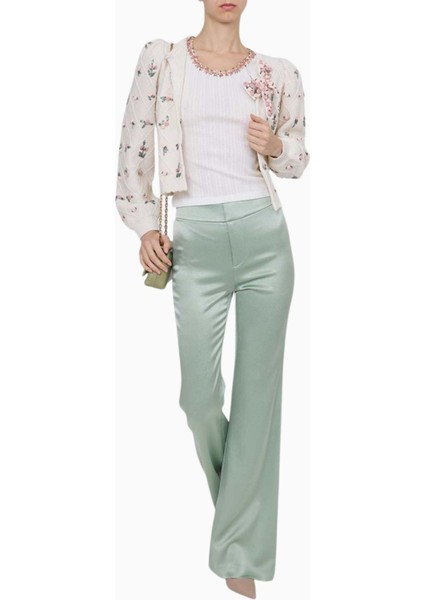 Çiçek Işlemeli Örgü Hırka fiyatları