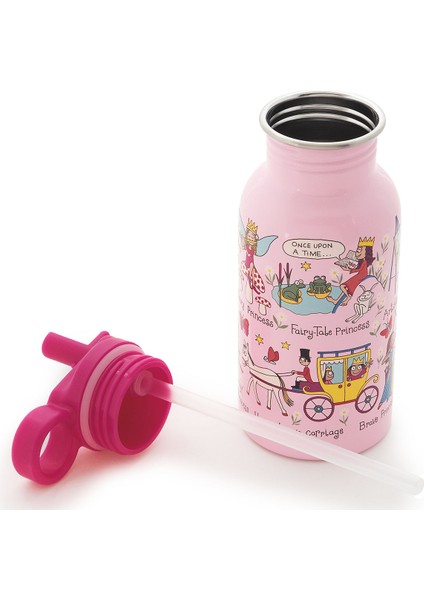 2'li 400ML Pipetli Paslanmaz Çelik Matara Unicorn-Princess fırsatları