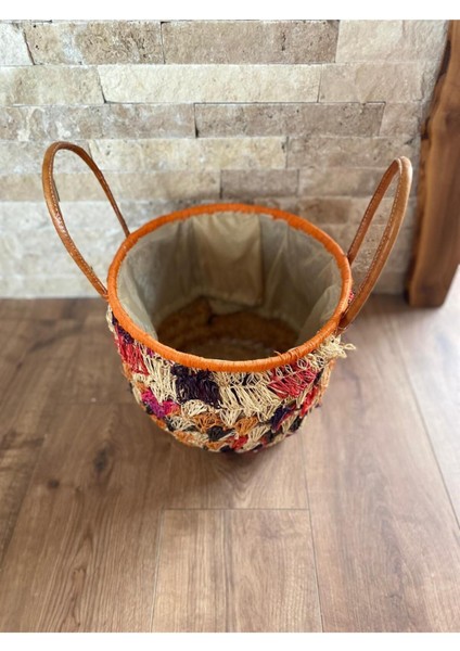 Endonezya Dan Doğal Hasır El Yapımı Gökkuşağı Bohem Plaj Çantası modelleri