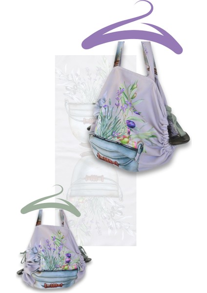 Şık ve Pratik Çok Amaçlı Taşıma Çantası/market,tencere,tepsi,borcam,piknik - Akdeniz