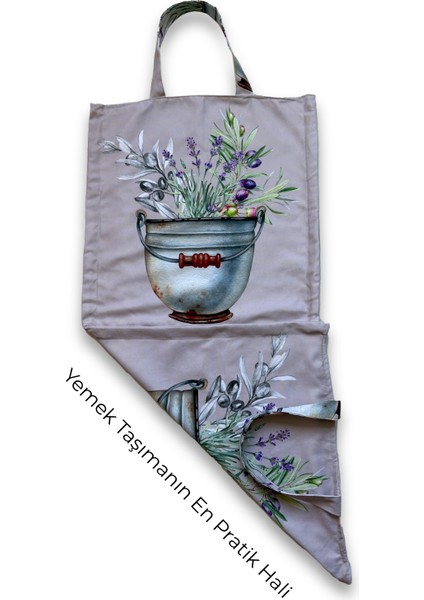 Şık ve Pratik Çok Amaçlı Taşıma Çantası/market,tencere,tepsi,borcam,piknik - Akdeniz modelleri