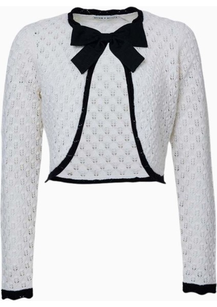 Dannie Shrug Bow Hırka