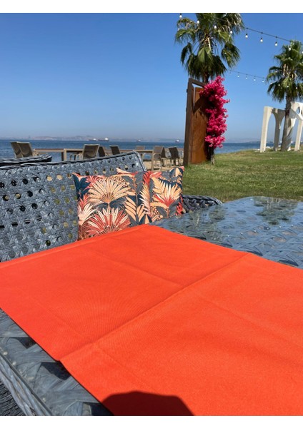 Red Palm 45x45 Kırlent Kılıfı (premium)