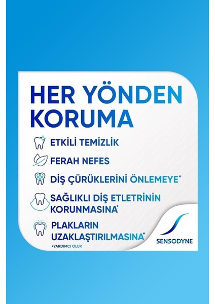 Diş Macunu - Tam Koruma, 5'li Set (Her biri 50 ml, Toplam 250 ml) modelleri