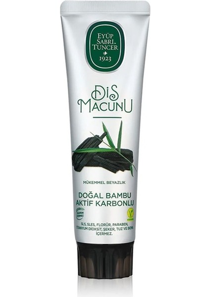 Doğal Bambu Karbonlu Diş Macunu - Diş Minesini Koruyan ve Beyazlatan, 90 ml modelleri