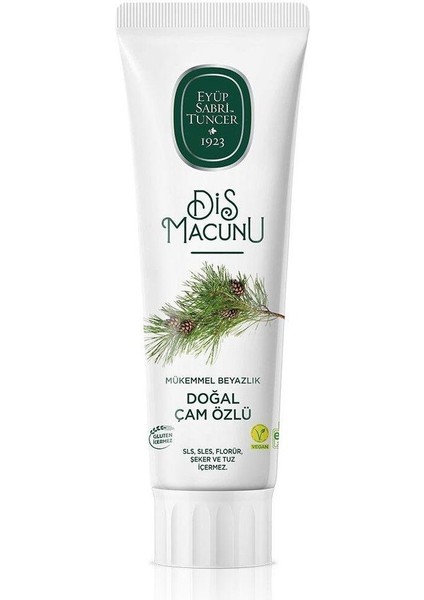 90 ml Doğal Çam Özlü Beyazlatıcı Diş Macunu
