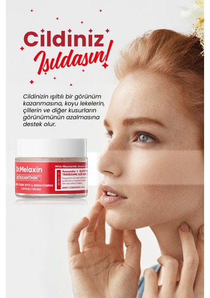 Leke Karşıtı Kapsül Krem – Astaxanthin Içerikli 50ML