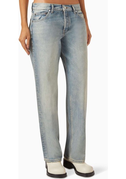 Low-Rise Baggy Jeans - Mavi - Denim Kumaş - Konforlu ve Dayanıklı