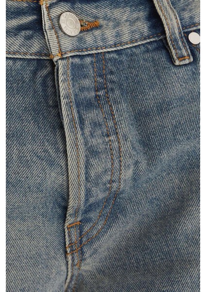 Low-Rise Baggy Jeans - Mavi - Denim Kumaş - Konforlu ve Dayanıklı fırsatları
