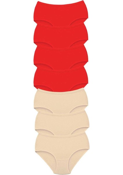 7 Adet Tutku Kadın Yüksek Bel Bato Kalın Lastik Külot S5