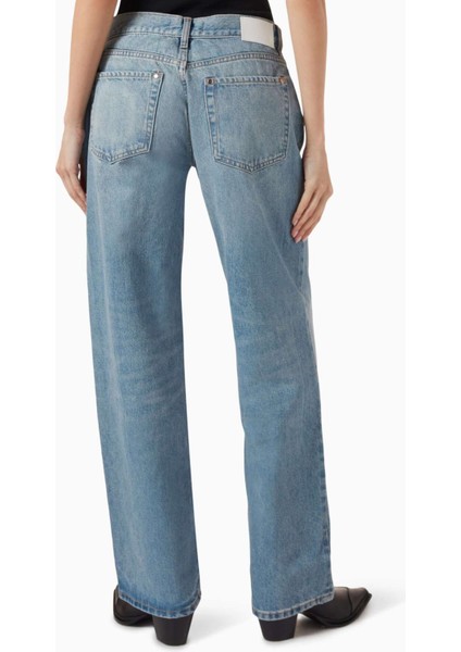 Düşük Bel Baggy Jean - Koyu Mavi - Denim Kumaş ile Şık ve Rahat Tasarım modelleri