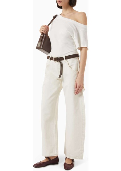 Kırık Beyaz Enzo Carpenter Jean - Denim - Rahat Kesim, Şık ve Çok Yönlü fiyatları