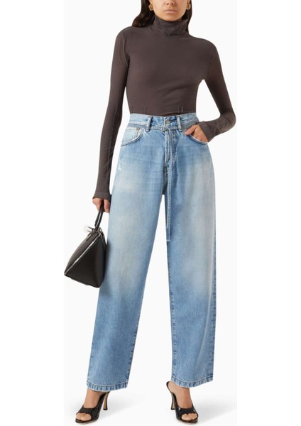 Açık Mavi - 100% Pamuk - 1991 Toj Düz Kesim Kot Pantolon fiyatları