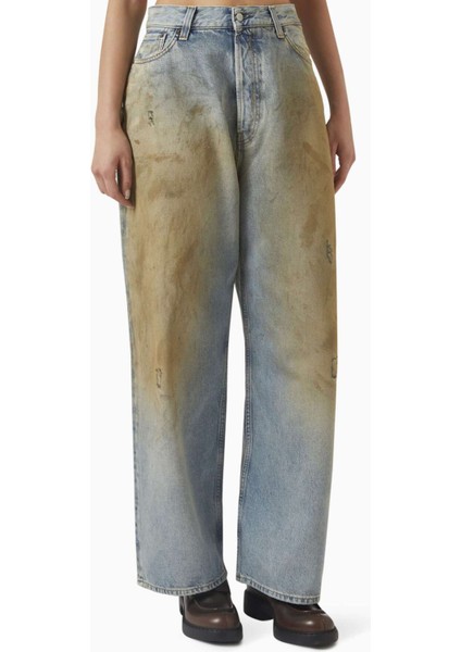 Super Baggy-Fit Kot Pantolon - Mavi - %100 Organik Pamuk ile Rahat ve Modern Stil