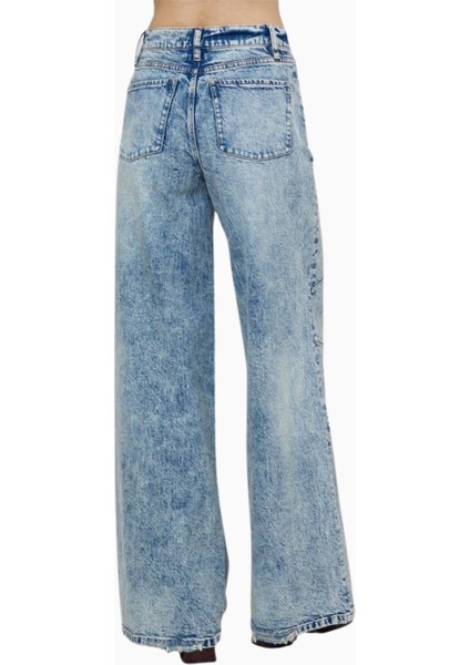 Geniş Paça Denim Pantolon modelleri